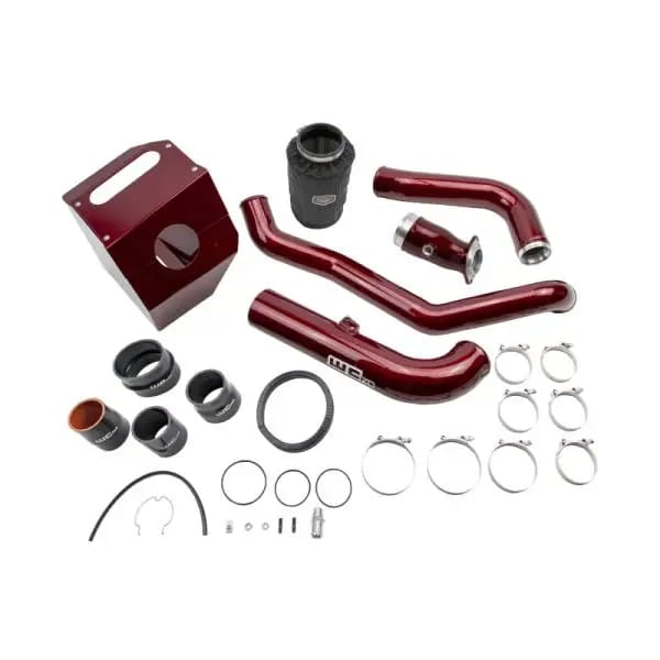 Wehrli 17-19 Chevrolet 6.6L L5P Duramax High Flow Intake Bundle Kit Stage 2 - Red