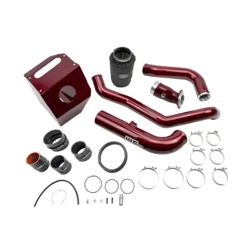Wehrli 17-19 Chevrolet 6.6L L5P Duramax High Flow Intake Bundle Kit Stage 2 - Red