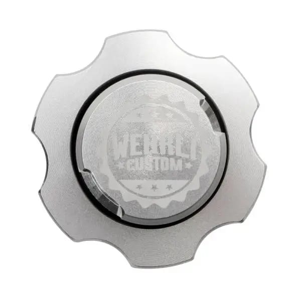 Wehrli 2001+ GM Duramax LB7/LLY/LBZ/LMM/LML/L5P Billet Oil Fill Cap - Clear Anodized thumbnail 2