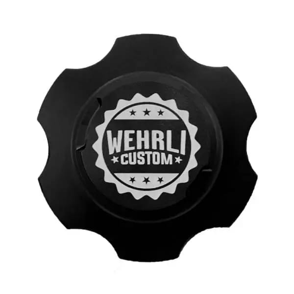 Wehrli 2001+ GM Duramax LB7/LLY/LBZ/LMM/LML/L5P Billet Oil Fill Cap - Black Anodized thumbnail 6