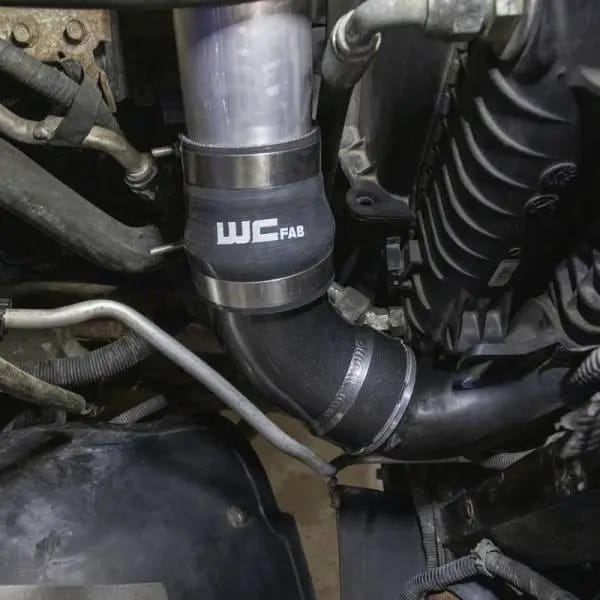 Wehrli 06-10 Duramax LBZ/LMM Intercooler Outlet Elbow Kit - Kiwi Green thumbnail 3