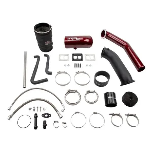Wehrli 04.5-07 Dodge 5.9L Cummins S400 Turbo 2nd Gen Swap Kit (No Turbo/Manifold) - WCFab Red thumbnail 4