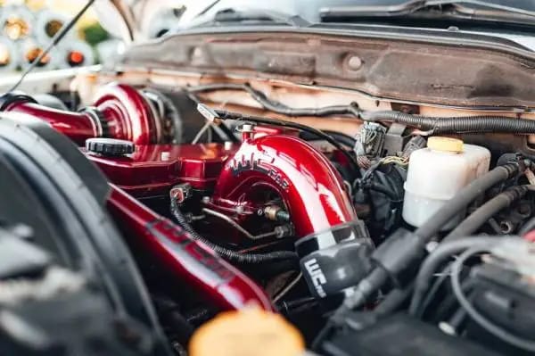 Wehrli 03-07 Dodge 5.9L Cummins 3.5in Intake Horn & Driver Side Intercooler Pipe Kit - Flat Black thumbnail 10