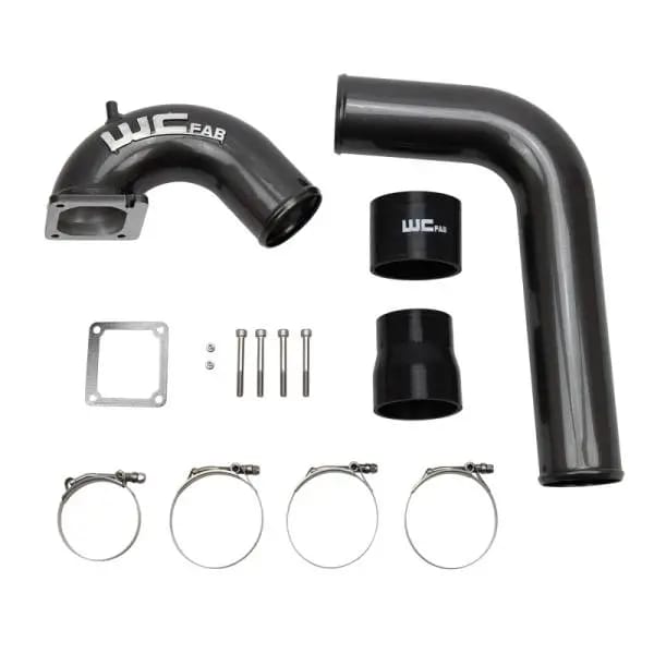Wehrli 03-07 Cummins 5.9L D/S 3.5in. Intake Horn IC Pipe - Illusion Blueberry thumbnail 2
