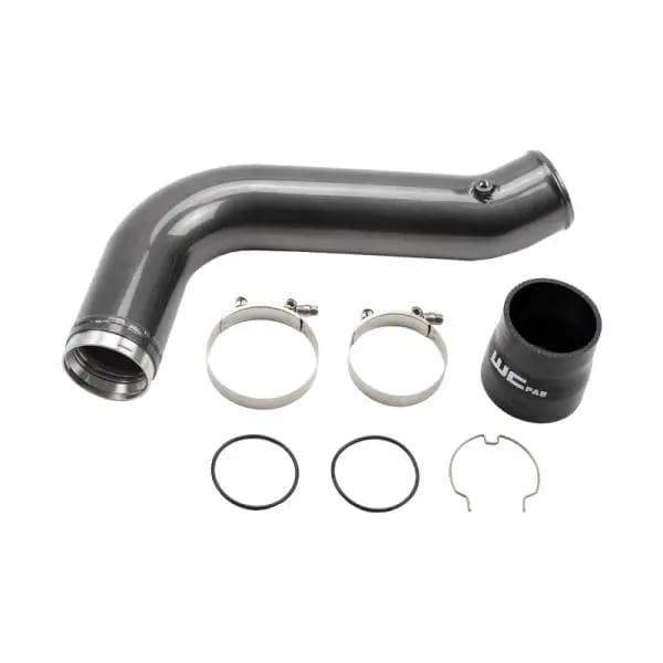 Wehrli 17-19 Chevrolet 6.6L L5P Duramax Passenger Side 3.5in Intercooler Pipe - Sparkle Bomber Orang thumbnail 2