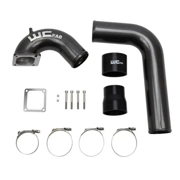 Wehrli 03-07 Dodge Cummins 5.9L 3.5in Intake Horn w/Driver IC Pipe - Illusion Purple thumbnail 2