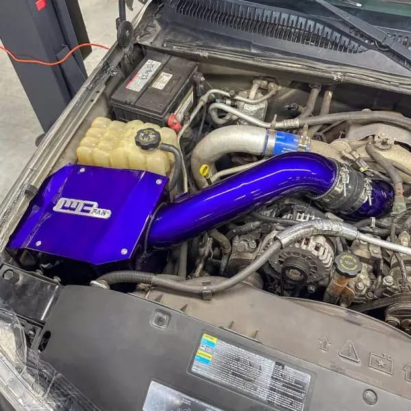 Wehrli 01-04 Duramax LB7 4in High Flow Intake Horn - Sparkle Granny Smith thumbnail 4
