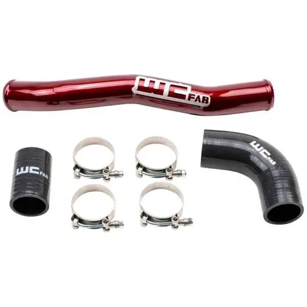 Wehrli 2020-2024 Chevrolet 6.6L L5P Duramax Upper Coolant Pipe - WCFab Red thumbnail 2