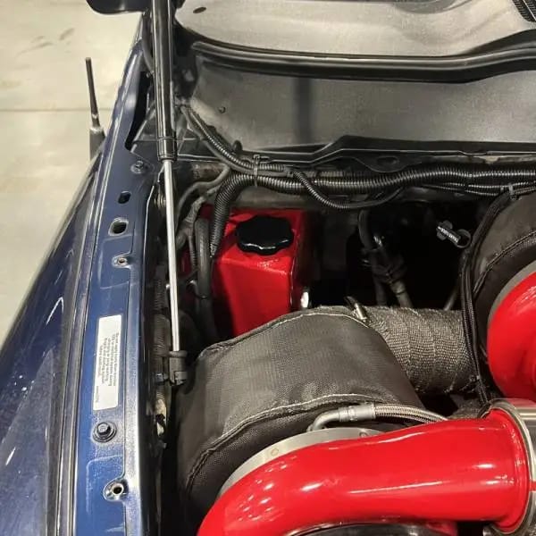 Wehrli 04.5-07 Cummins 5.9L Coolant Tank (OEM Placement) - Illusion Blueberry thumbnail 8