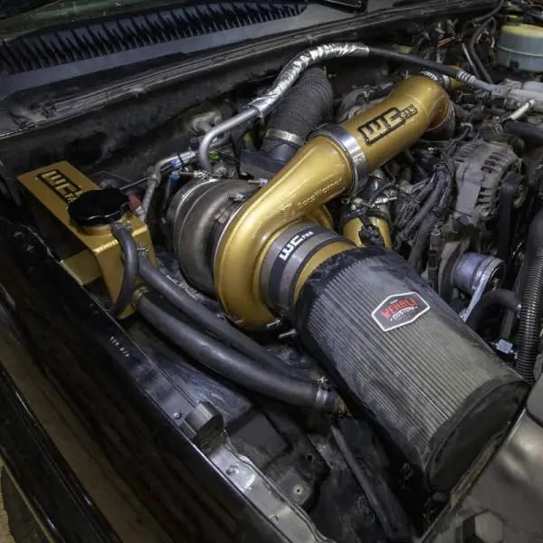 Wehrli 01-04 Chevrolet 6.6L LB7 Duramax S400 Twin Turbo Kit (No Turbo) - Candy Teal thumbnail 5