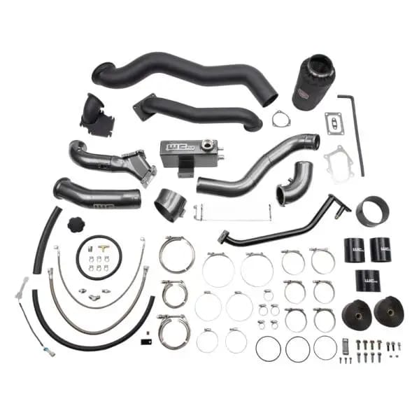 Wehrli 01-04 Chevrolet 6.6L LB7 Duramax S400 Twin Turbo Kit (No Turbo) - Gloss Black thumbnail 2