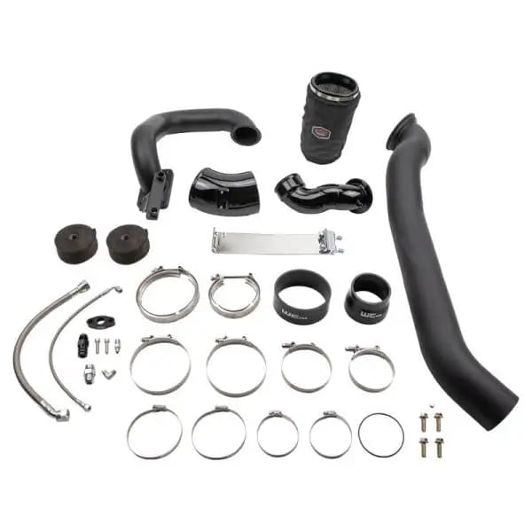 Wehrli 03-07 Dodge 5.9L Cummins S400 Twin Turbo Kit (No Turbo) - Flat Black thumbnail 2