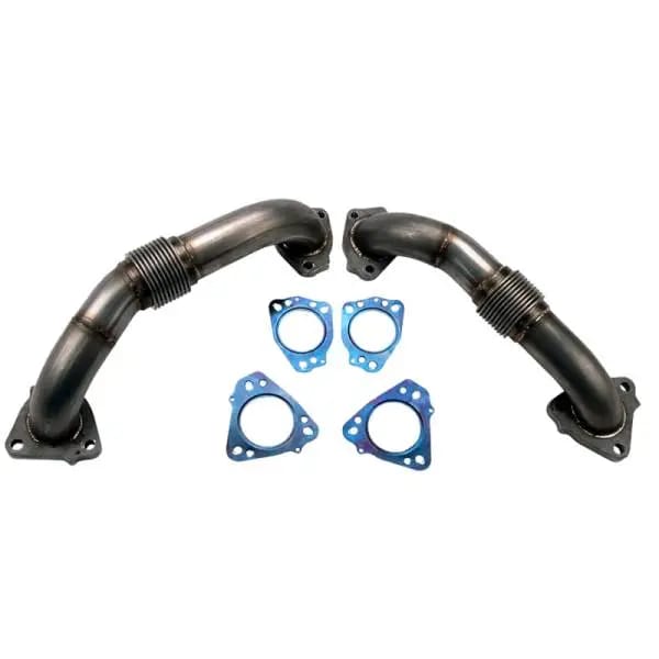 Wehrli 17-24 Chevrolet 6.6L L5P Duramax 2in Stainless Up Pipe Kit w/Gaskets thumbnail 2