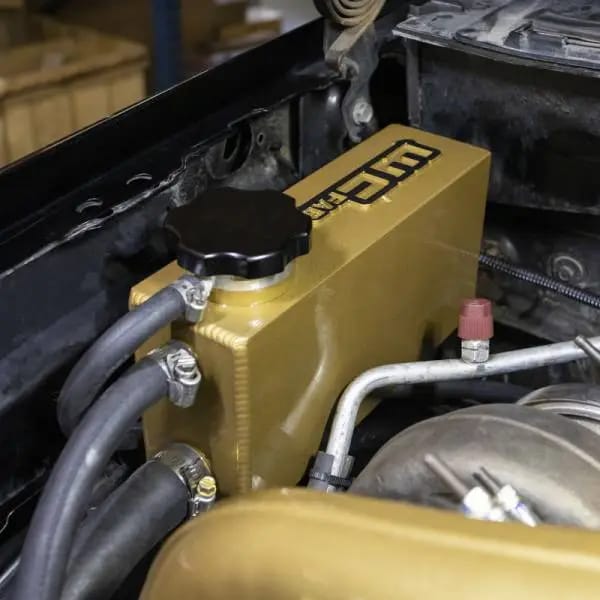 Wehrli 01-06 Chevrolet 6.6L LB7/LLY/LBZ Duramax Twin Turbo Style Coolant Tank Kit - Gloss Black thumbnail 5