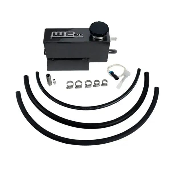 Wehrli 11-16 Chevrolet 6.6L LML Duramax Twin Turbo Style Coolant Tank Kit - Gloss Black thumbnail 2