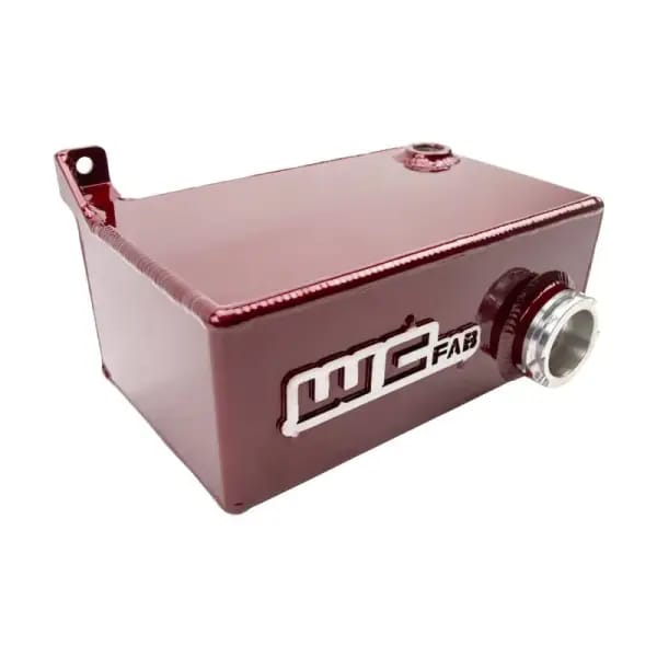 Wehrli 07.5-10 Chevrolet 6.6L LMM Duramax OEM Placement Coolant Tank Kit - WCFab Red thumbnail 5
