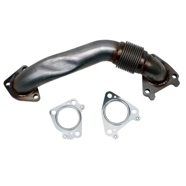 Wehrli 01-04 Chevrolet 6.6L Duramax LB7 2in Stainless Pass. Side Up Pipe w/Gaskets (Single Turbo) thumbnail 2