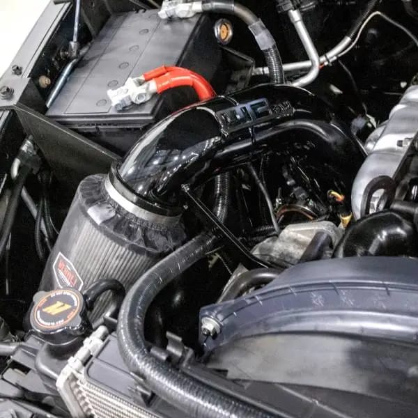 Wehrli 03-07 Dodge 5.9L Cummins High Flow Intake Bundle Kit - WCFab Grey thumbnail 5