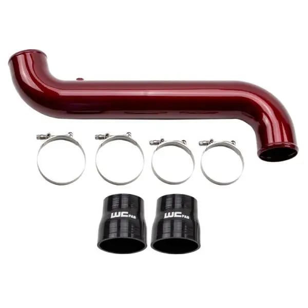 Wehrli 11-16 Duramax LML Passenger Side 3.5 in. Intercooler Pipe - Gloss Black thumbnail 2