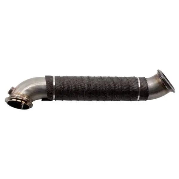 Wehrli 11-15 Chevrolet 6.6L LML Duramax 3in Stainless Down Pipe (V-Band Style) thumbnail 2