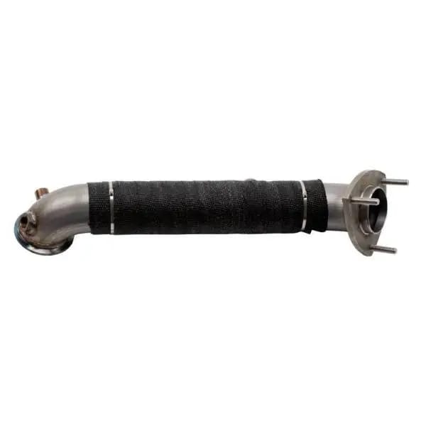 Wehrli 15.5-16 Chevrolet 6.6L LML Duramax 3in Stainless Down Pipe (3 Bolt Flange) thumbnail 2