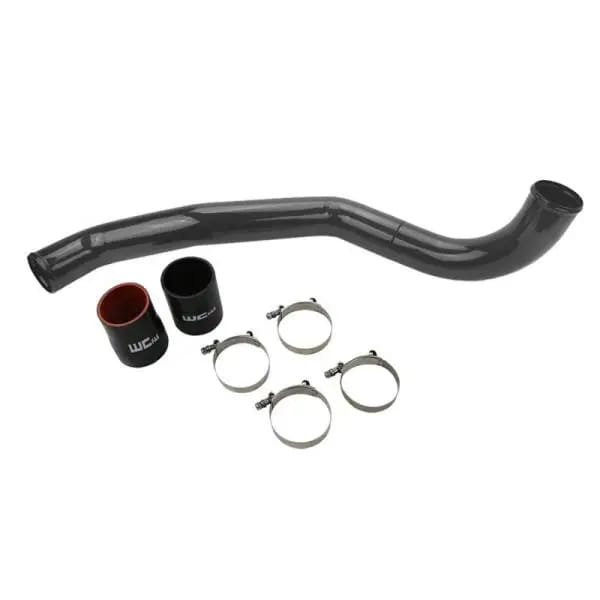 Wehrli 17-19 Chevrolet 6.6L L5P Duramax Driver Side 3in Intercooler Pipe - Bronze Chrome thumbnail 3