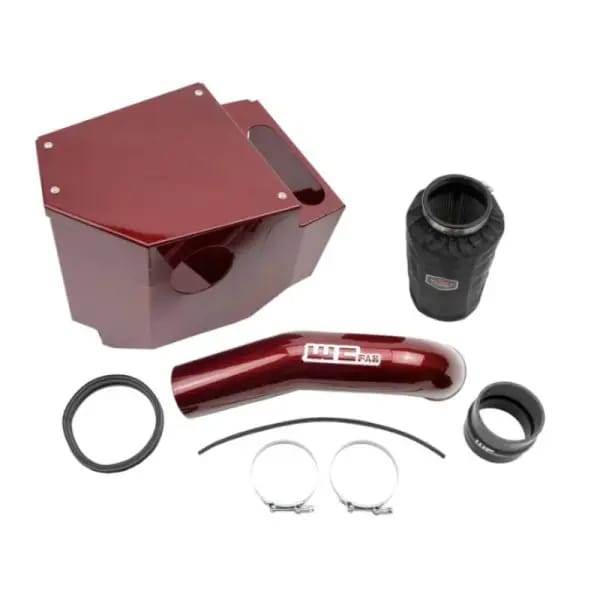 Wehrli 20-24 Chevrolet 6.6L L5P Duramax 4in Intake Kit - Red thumbnail 2