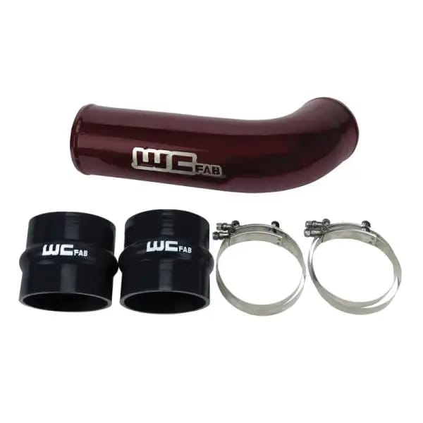 Wehrli 17-19 Chevrolet 6.6L L5P Duramax 4in Intake Pipe (Use w/OEM Air Box) - WCFab Red thumbnail 2