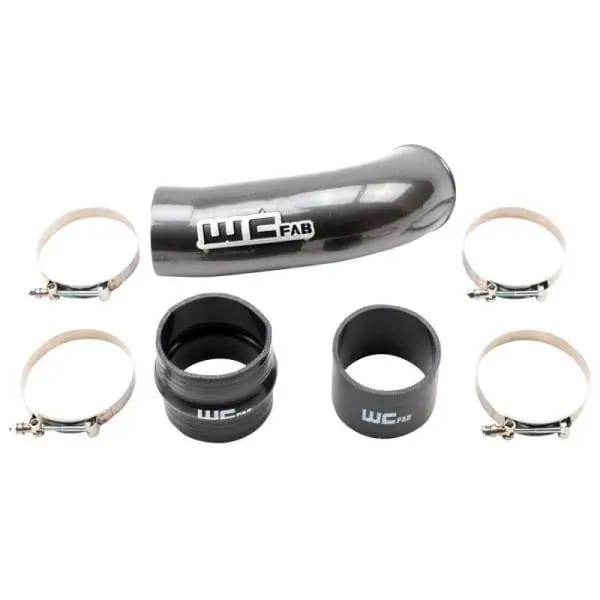 Wehrli 2020-2024 Chevrolet 6.6L L5P Duramax 4in Intake Pipe (Use w/OEM Air Box) - Bengal Silver thumbnail 2