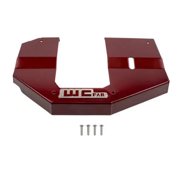 Wehrli 13-23 Dodge Cummins 6.7L Fabricated Aluminum Engine Cover - WCFab Red thumbnail 2