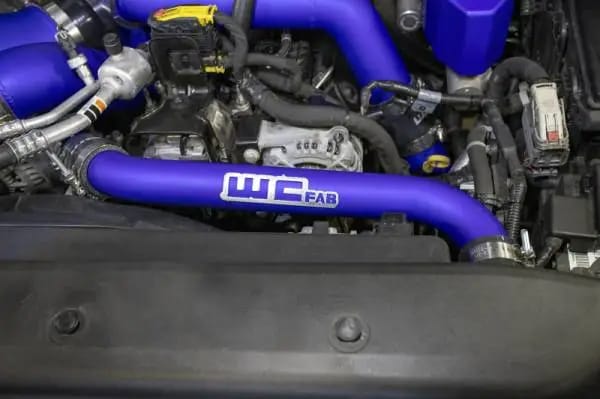 Wehrli 17-19 Chevrolet 6.6L L5P Duramax Upper Coolant Pipe - WCFab Grey thumbnail 5