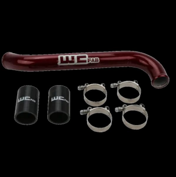Wehrli 17-19 Chevrolet 6.6L L5P Duramax Upper Coolant Pipe - Sparkle Granny Smith thumbnail 2