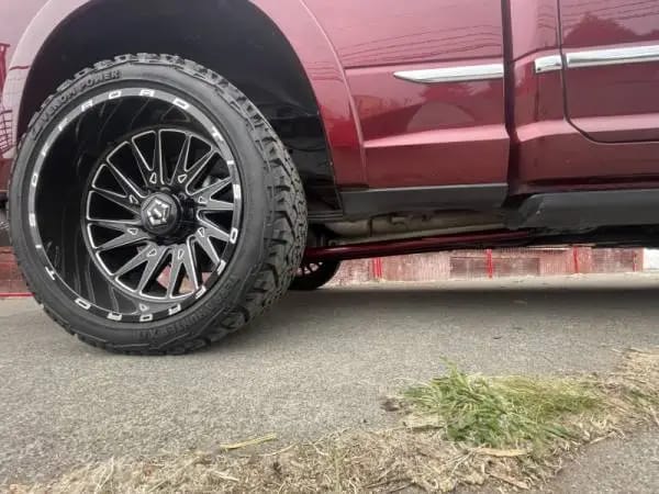 Wehrli 99-10 Ford / 94-22 RAM Univ ECLB/CCLB 68in. Traction Bar Kit - WCFab Red thumbnail 9