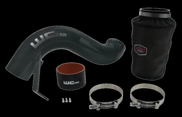 Wehrli 07.5-09 Dodge 6.7L Cummins 4in Intake Kit - Bengal Red thumbnail 2