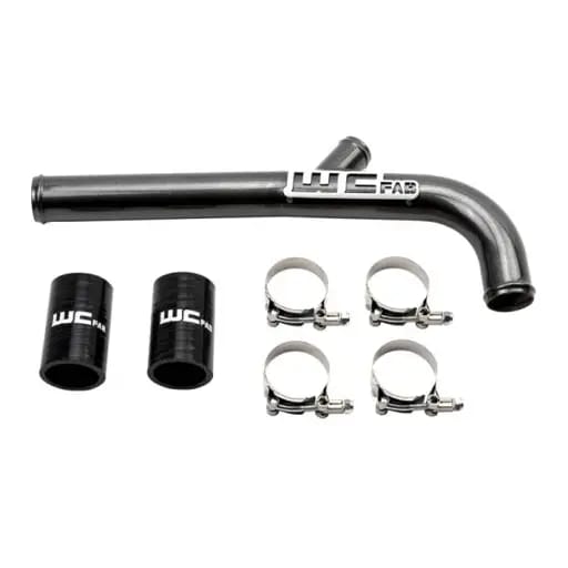 Wehrli 13-15 Dodge Cummins 6.7L w/ Dual Radiator Upper Coolant Pipe - Fine Texture Black