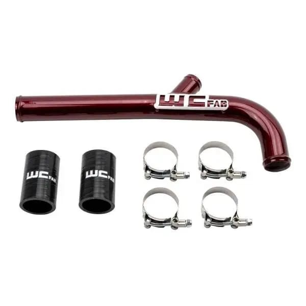 Wehrli 13-15 Dodge Cummins 6.7L w/Dual Radiator Upper Coolant Pipe - Bengal Red thumbnail 4