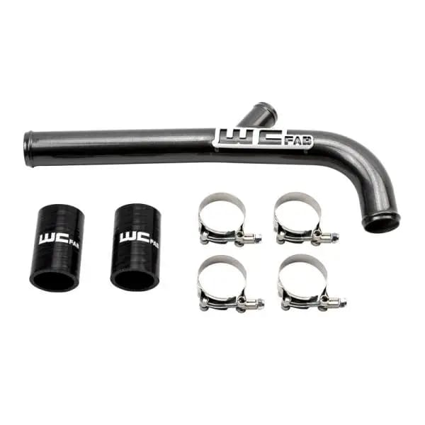 Wehrli 13-15 Dodge Cummins 6.7L w/Dual Radiator Upper Coolant Pipe - Bengal Silver thumbnail 2