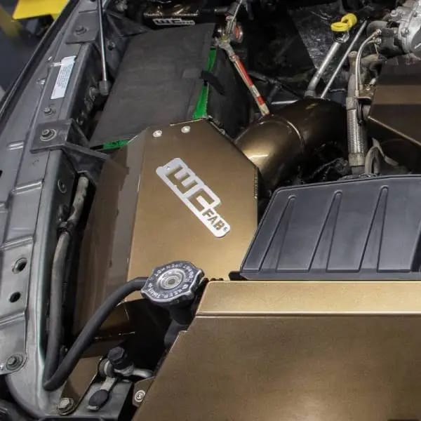 Wehrli 10-12 6.7L Cummins 4in. Intake Kit - Cat Yellow thumbnail 5
