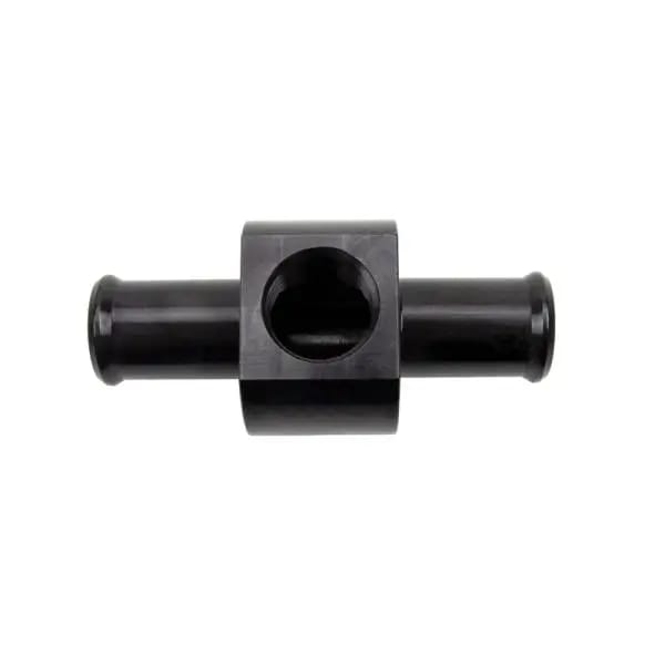 Wehrli 3/4in Hose Barb Straight w/ 1/2in NPT Port Billet Aluminum Adapter Fitting - Black Anodized thumbnail 2