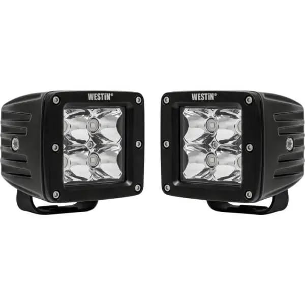 Westin Compact LED -4 5W Cree 3 inch x 3 inch (Set of 2) - Black thumbnail 2