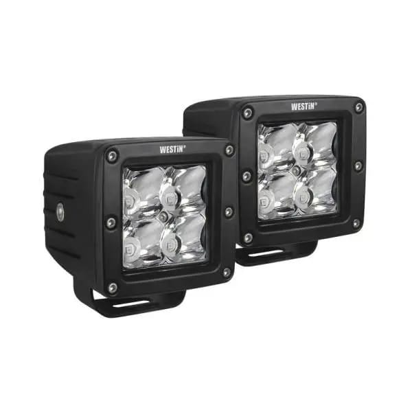 Westin Compact LED -4 5W Cree 3 inch x 3 inch (Set of 2) - Black thumbnail 3
