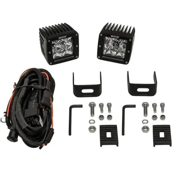 Westin Compact LED -4 5W Cree 3 inch x 3 inch (Set of 2) - Black thumbnail 4