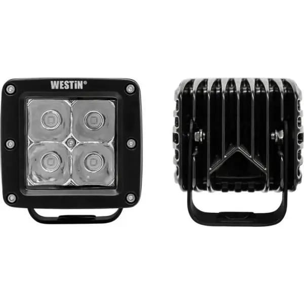 Westin Compact LED -4 5W Cree 3 inch x 3 inch (Set of 2) - Black thumbnail 7