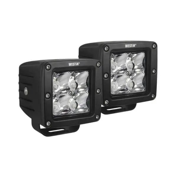 Westin Compact LED 5W 3.2 inch x 3 inch (Set of 2) - Black thumbnail 3