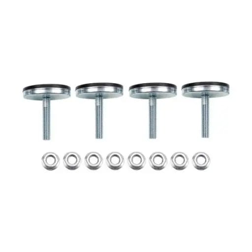 Wehrli Modular Steel Work Bench Leveling Feet Kit, for 4 legs