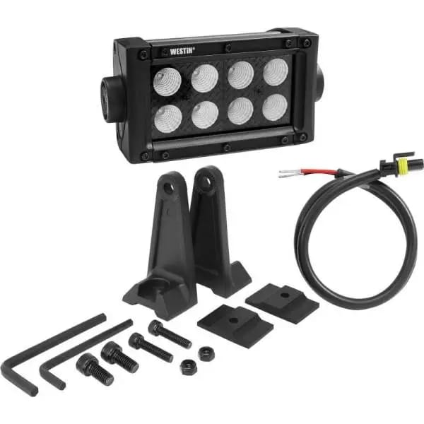Westin B-FORCE LED Light Bar Double Row 4 inch Flood w/3W Cree - Black thumbnail 3