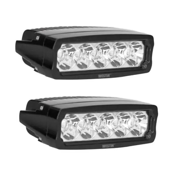 Westin Fusion5 LED Light Bar Single Row 5.5 inch Flex w/3W Epistar (Set of 2) - Black thumbnail 2