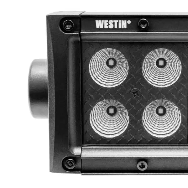 Westin B-FORCE LED Light Bar Double Row 2 inch Flood w/3W Cree - Black thumbnail 4