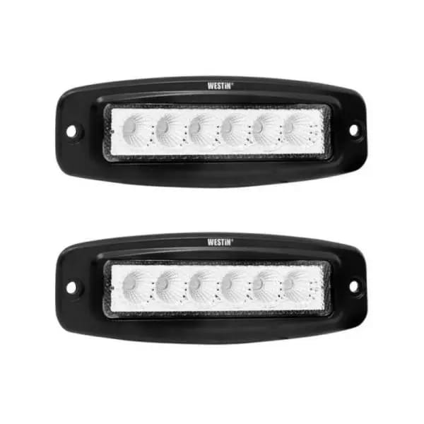 Westin Single Row 6 x 3W Bridgelux w/terminated wiring (set of 2) - Black thumbnail 2