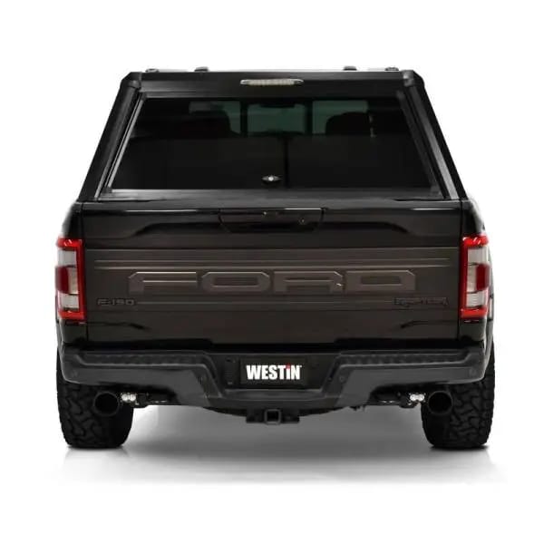Westin EXP Truck Cap COMPLETE KIT A + BS (21-25 Ford F-150/Lightning/Raptor CC 5.5ft. Bed) - Black thumbnail 2